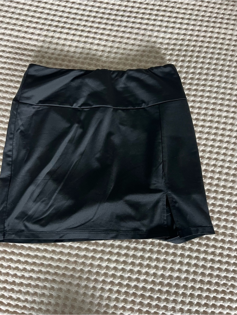 Amazon Black Mini Skirt with Side Slit